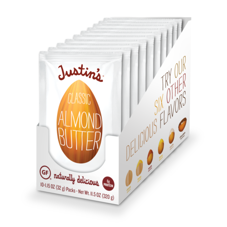 JUSTINS Classic Almond Butter 1.15 oz., PK60 78490